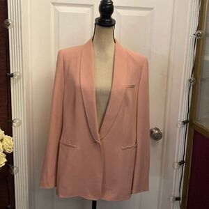 Escada baby pink/peach color blazer, M
